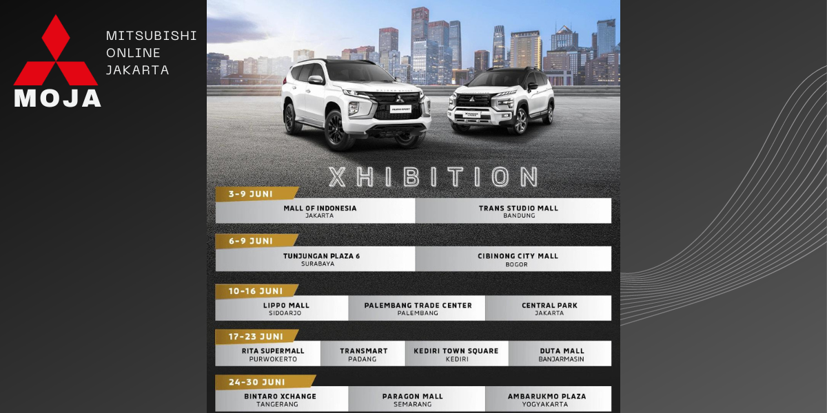 JADWAL PAMERAN MITSUBISHI MOTORS JUNI 2024